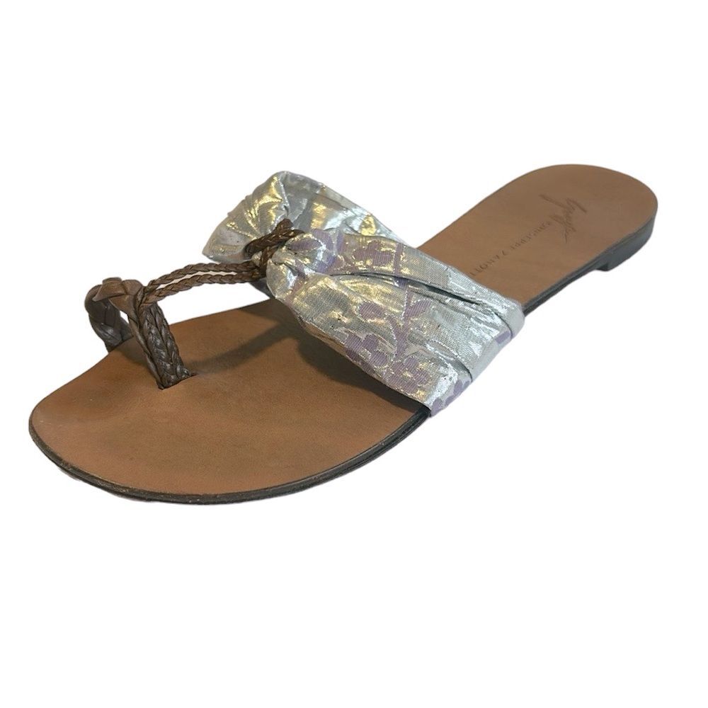 Giuseppe Zanotti Flat Thong Sandals EU 37.5